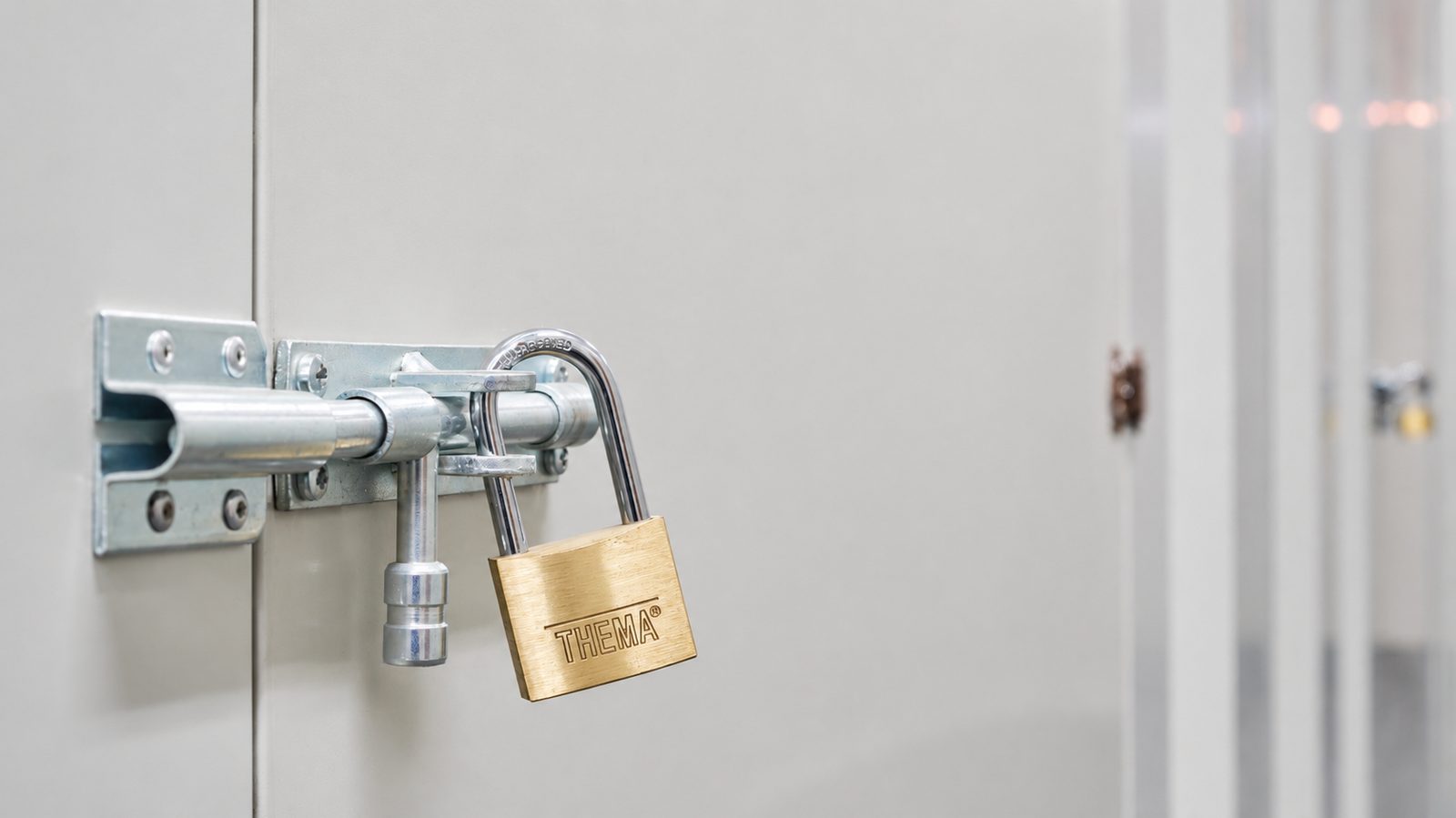 Lucchetto di sicurezza sui box Il Contenitore Susegana